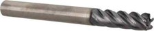 Kennametal 4048713 Carbide Corner Radius End Mill: 1/4" Diam, 3/4" LOC, 5 Flutes