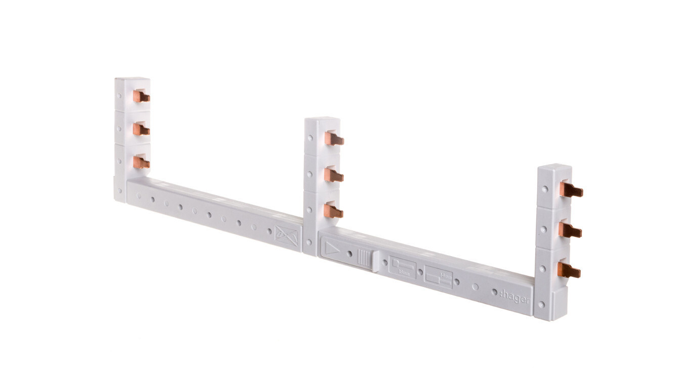 Connection rail. vertical 3P/3-row, right KCL368R /T2UK