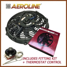 16" Aeroline&reg; Electric Radiator Cooling Fan + Thermostat MUSTANG, CHEVY, DODGE