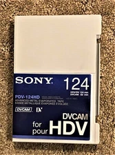 Sony PDV- 124HD HDV/DV DVCAM Digital Videocassette