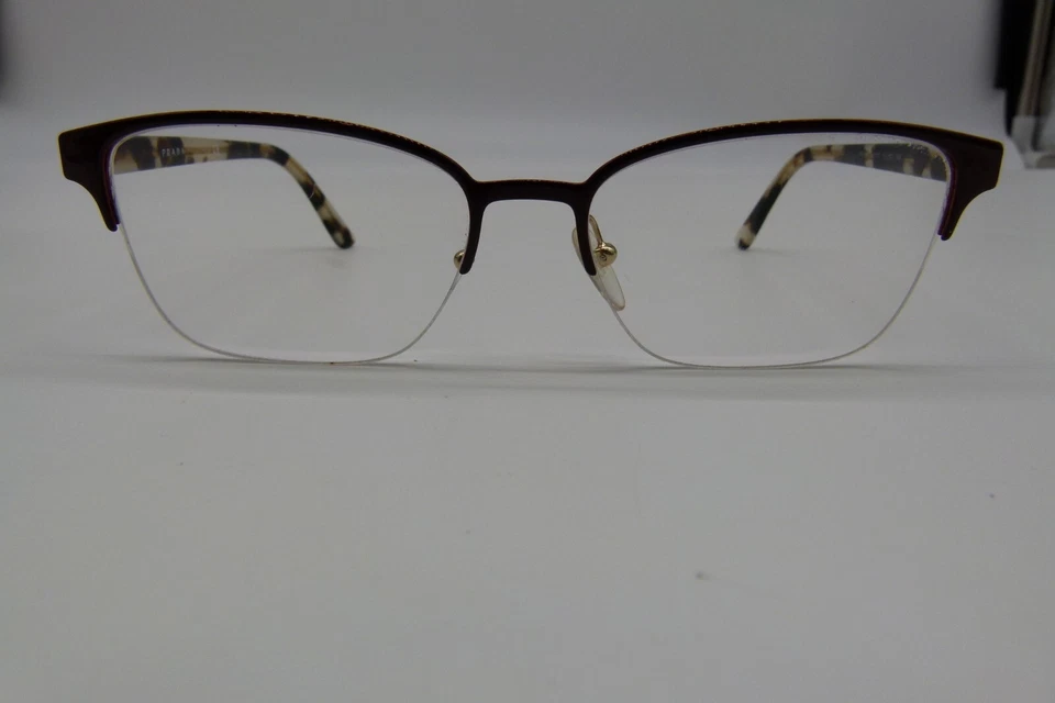 普拉达 VPR61X 眼镜 光学镜框眼镜 54-17-145 顶部 波尔多/淡金色 — 第 2/4 张图片