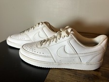 Nike Women's Court Vision Low CD5434-100 White Casual Shoes Sneakers Size 11