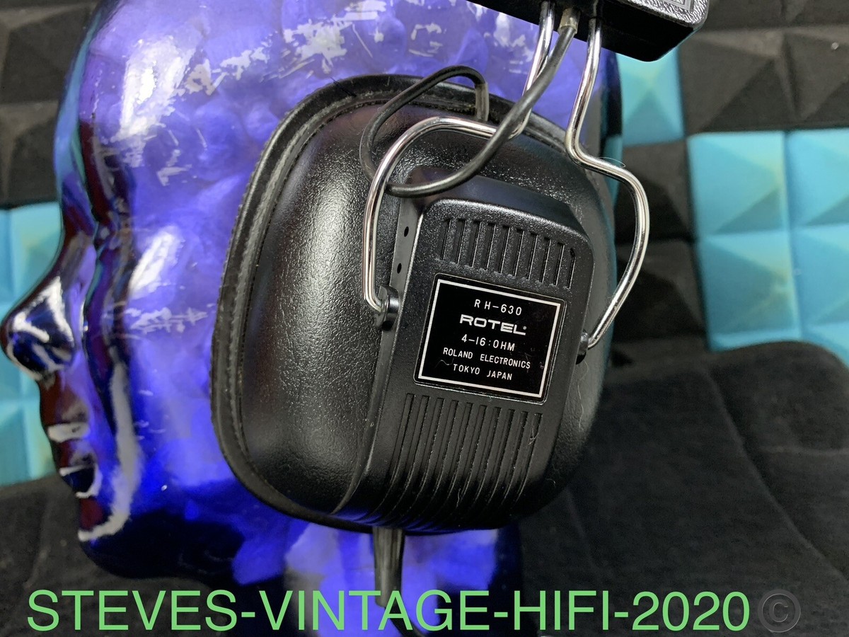 Rotel RH-630 Stereo Headphones ULTRA RARE Roland Electronics