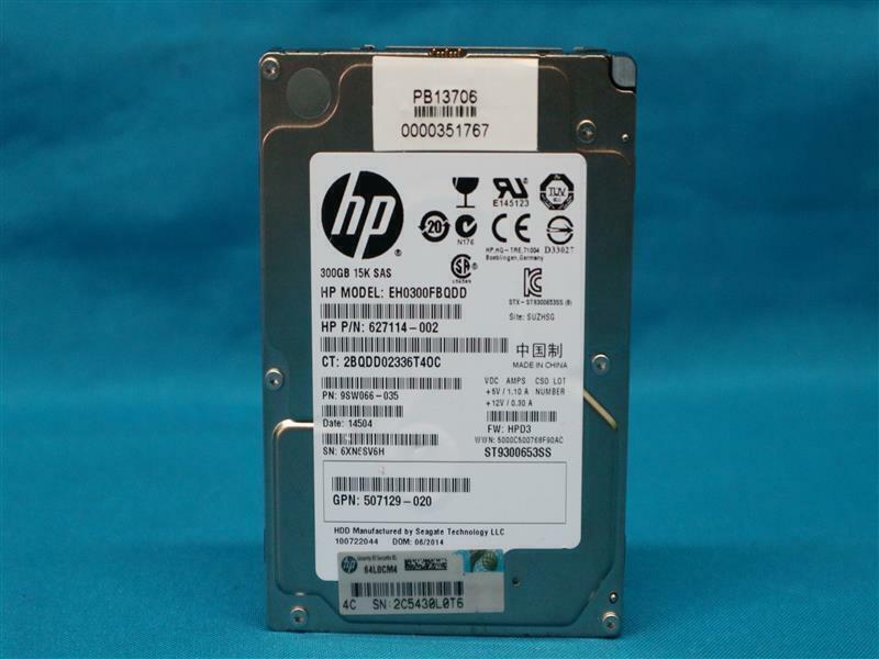 HP EH0300FBQDD 627114-002 300GB 15K SAS Hard Drive | eBay HP EH0300FBQDD 627114-002 300GB 15K SAS Hard Drive | eBay