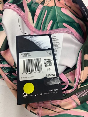 Nike Dri Women's Size XS Botanical Print Fast Crop Leggings CJ2162