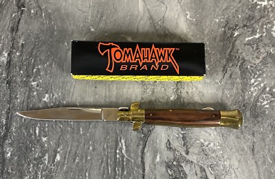 6” Wood Handle TOMAHAWK Folding Pocket Knife, Model XL-219