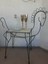 mid-century modern horse-form bar cart by frederick weinberg