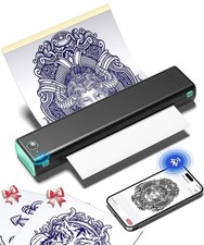 Phomemo M08F Tattoo Stencil Printer, Bluetooth, Portable, Black  Green
