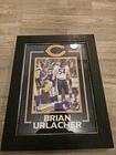 BRIAN URLACHER HAND SIGNED CUSTOM FRAMED 8''X10'' CHICAGO BEARS /with COA 🔥🔥🔥
