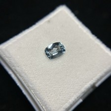 1.35ct Unheated Aquamarine, 9x7mm Cushion Cut, Included