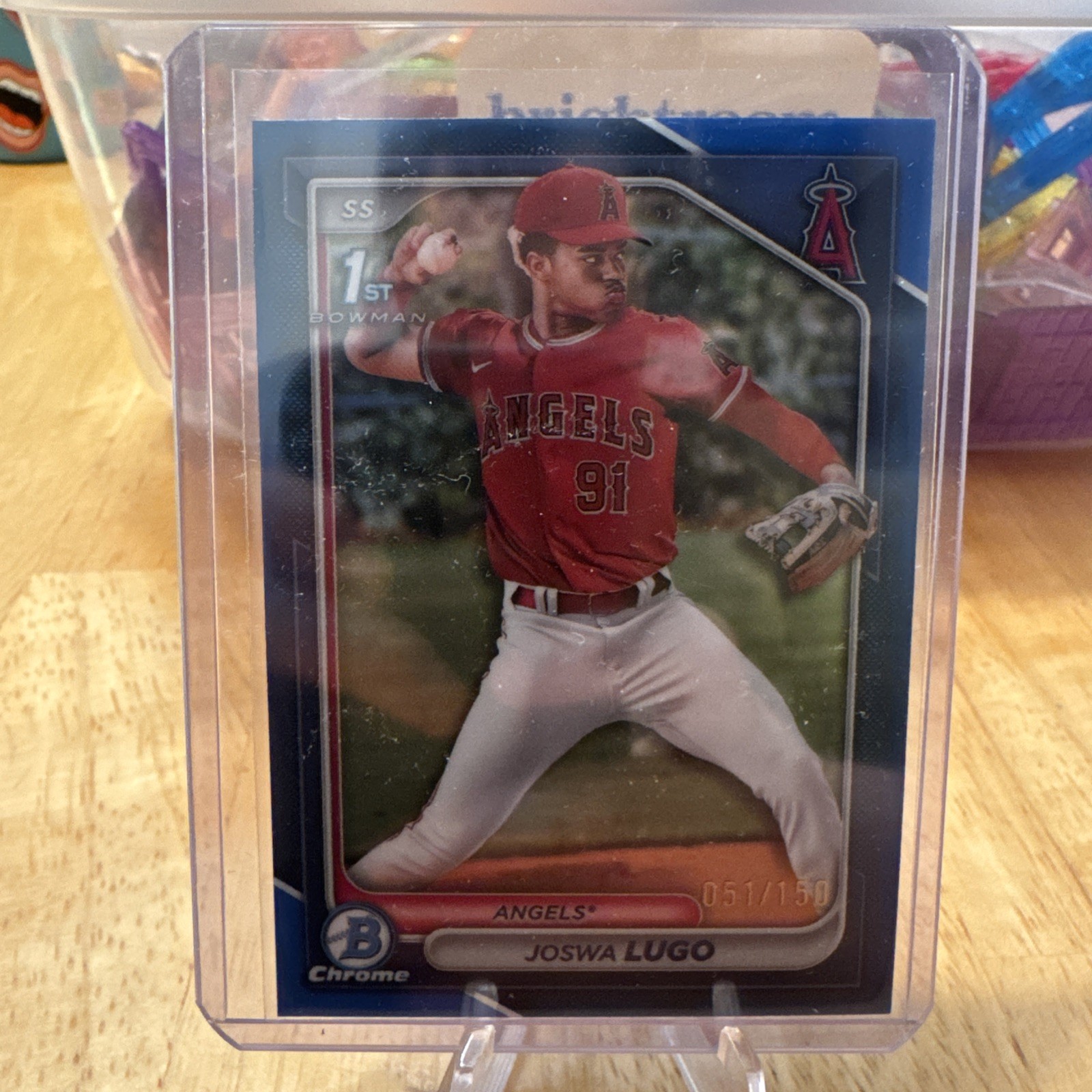 2024 Bowman Chrome #BCP-237 Joswa Lugo Prospects Blue Refractors #/150