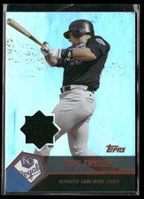 2004 Topps Clubhouse Collection #MSW Mike Sweeney Relics #/99