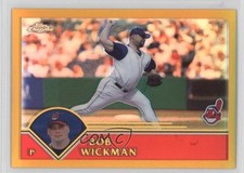 2003 Topps Chrome Gold Refractor 295/449 Bob Wickman #81 1l2