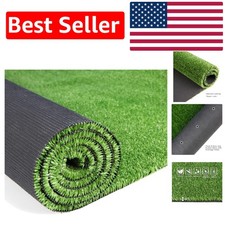 Maintenance-Free Artificial Turf - 10ft x 10ft with Natural Grass Appearance