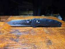 Benchmade 583SBK Barrage Axis Assist Folding Knife Tanto Blade