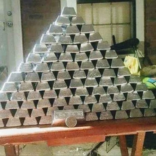 Clean Lead Ingots (sheet lead) 40lbs.