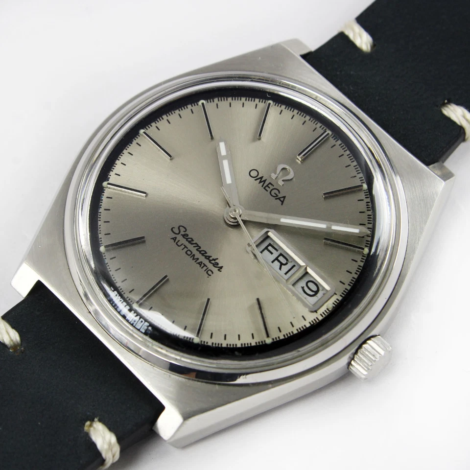 Reloj Omega Seamaster Vintage Automático Día Fecha 35mm Hombre Acero Ref 166.0215 Foto 2 de 4