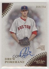 2018 Topps Tier One Prime Performers 64/250 Drew Pomeranz #PPA-DPO Auto 6fs