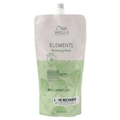 Wella Elements Renewing Mask Moisturizing Hair w/ Aloe Vera Refill Authentic