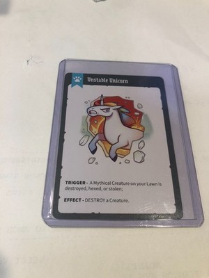 Runes and Regulations UNSTABLE UNICORN Kickstarter Backer Promo Card Unhandled