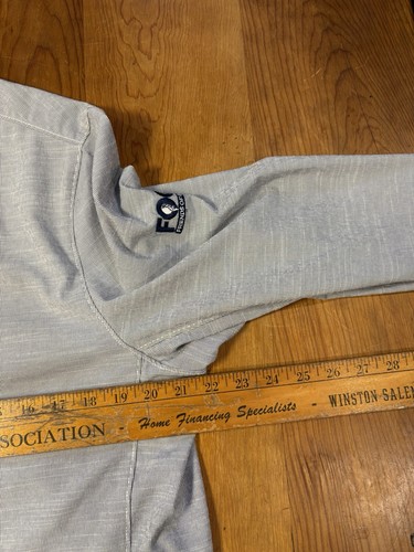 Giacca Travis Mathew uomo media manica lunga righe full zip golf logo FOG - Foto 7 di 11