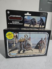 Star Wars Vintage Collection Blurrg and The Mandalorian 3.75 Action Figures