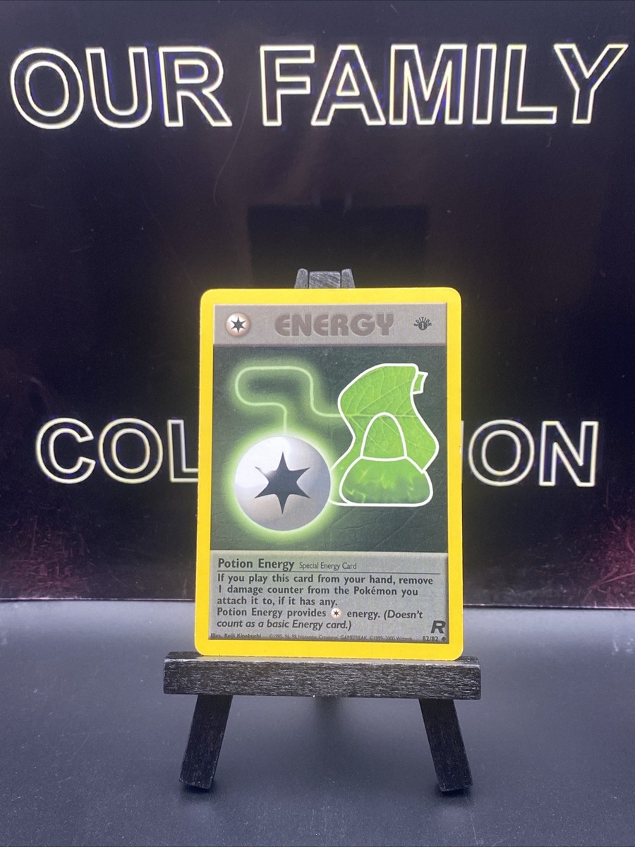 1st Edition Potion Energy 82/82 Team Rocket Uncommon Pokemon Card WOTC TCG LP 1st Edition Potion Energy 82/82 Team Rocket Uncommon Pokemon Card WOTC TCG LP