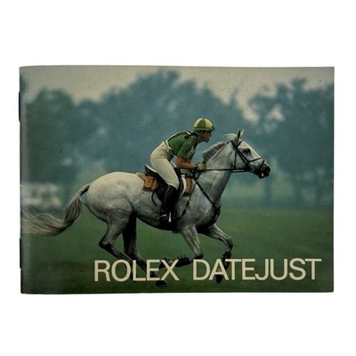 *Factory* Rolex Datejust & Turn-O-Graph English Manual / Booklet