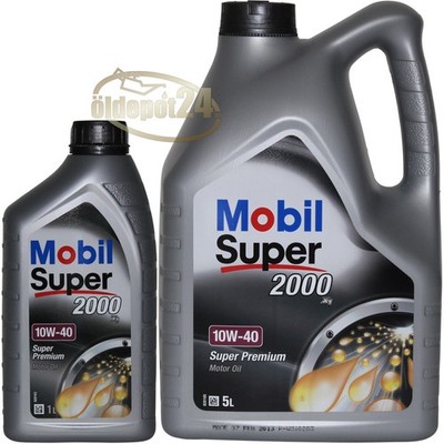 Mobil Super 2000 10W-40 1x5+1x1 Liter 10W40
