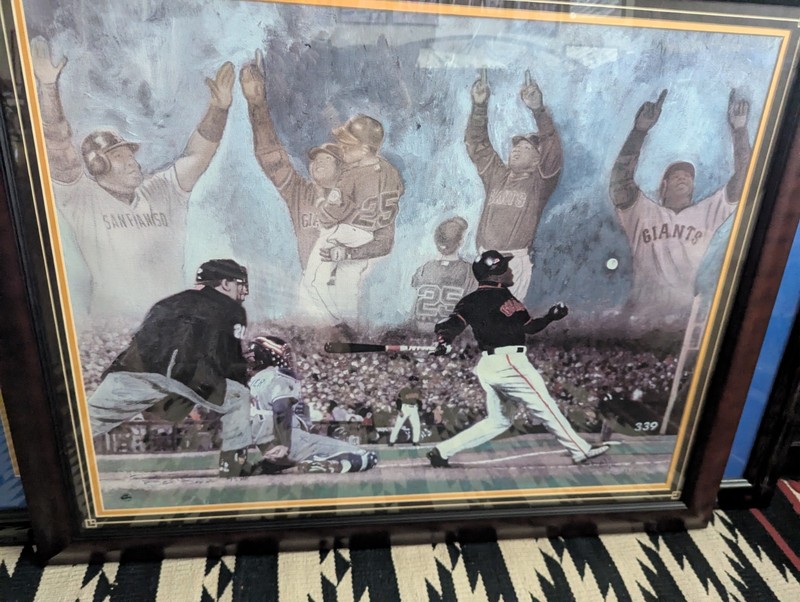 Barry Bonds SIGNED "THE SEASON" AUTOGRAPHED FRAMED BONDS  COA