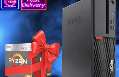 #ad Lenovo ThinkCentre: Ryzen 5 Pro 2400G 8GB RAM 128GB SSD Zorin Core Edition $120.00