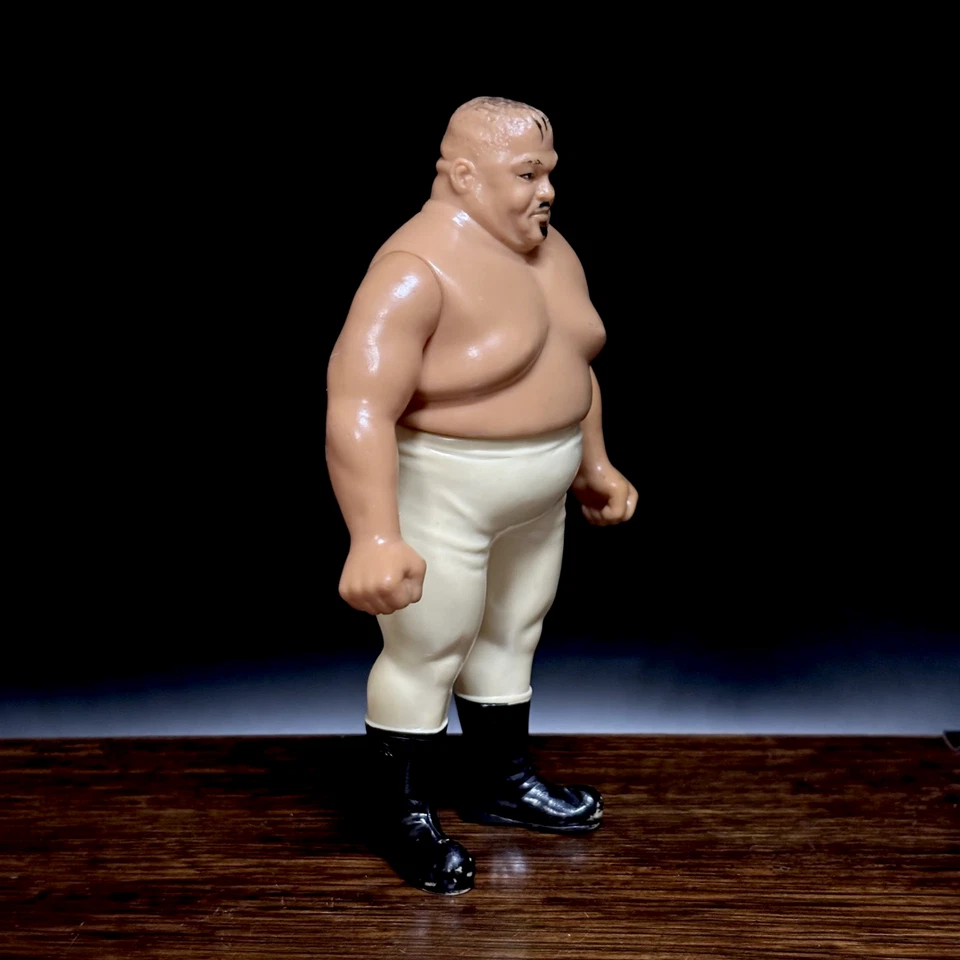 Popy Sofubi Figure  Abdullah the Butcher - Super Pro Wrestler Series 1980s Japan - Image 3 of 4