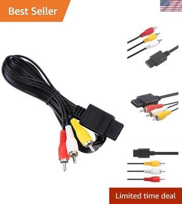 1.8M USB Male to 3 RCA Male Jack Splitter, TV Cable AV Video Audio Chinch for...