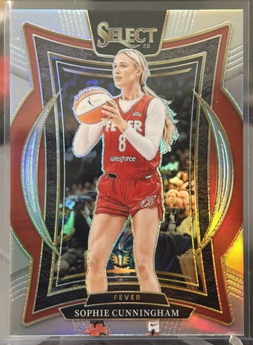 2025 Panini Select WNBA Sophie Cunningham #12 Silver Prizm Concourse Fever