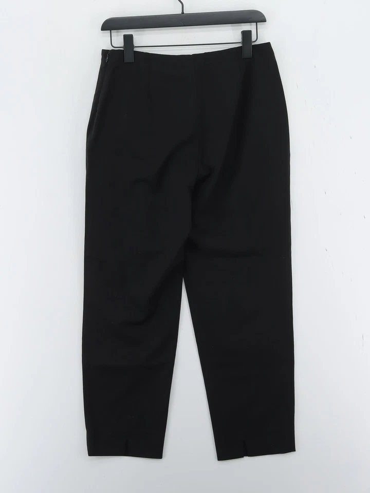 Piazza Sempione Women's Suit Trousers UK 16 Black Wool - Image 2 of 4