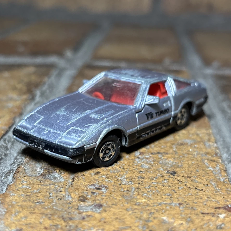 Coches de bolsillo Tomica Nissan Fairlady Z 300ZX plateados V6 Turbo 1:64 ✅ Japón Foto 3 de 4