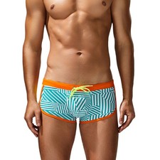 Men's Summer Swimwear Swimsuit Boy Swimsuits Boxer Shorts Swim Trunks Swimming