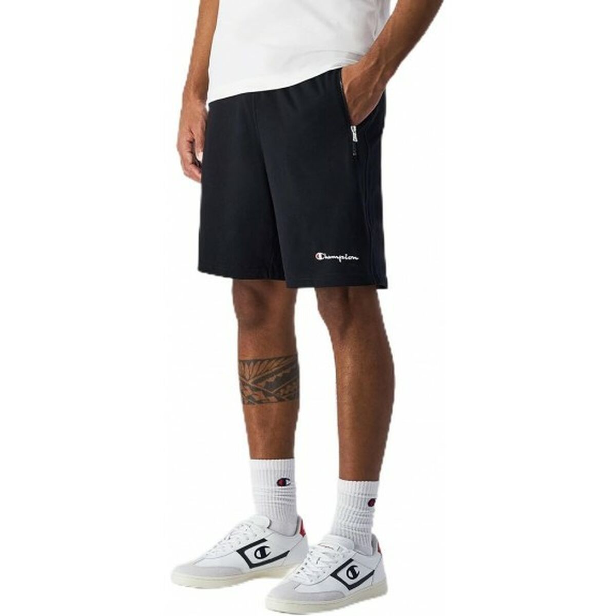 Pantaloni Corti Sportivi da Uomo Champion BERMUDA 220808 NBK Nero Taglia:XXL
