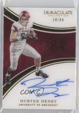 2016 Panini Immaculate Collegiate Rookie Numbers 34/84 Hunter Henry Auto 0if9