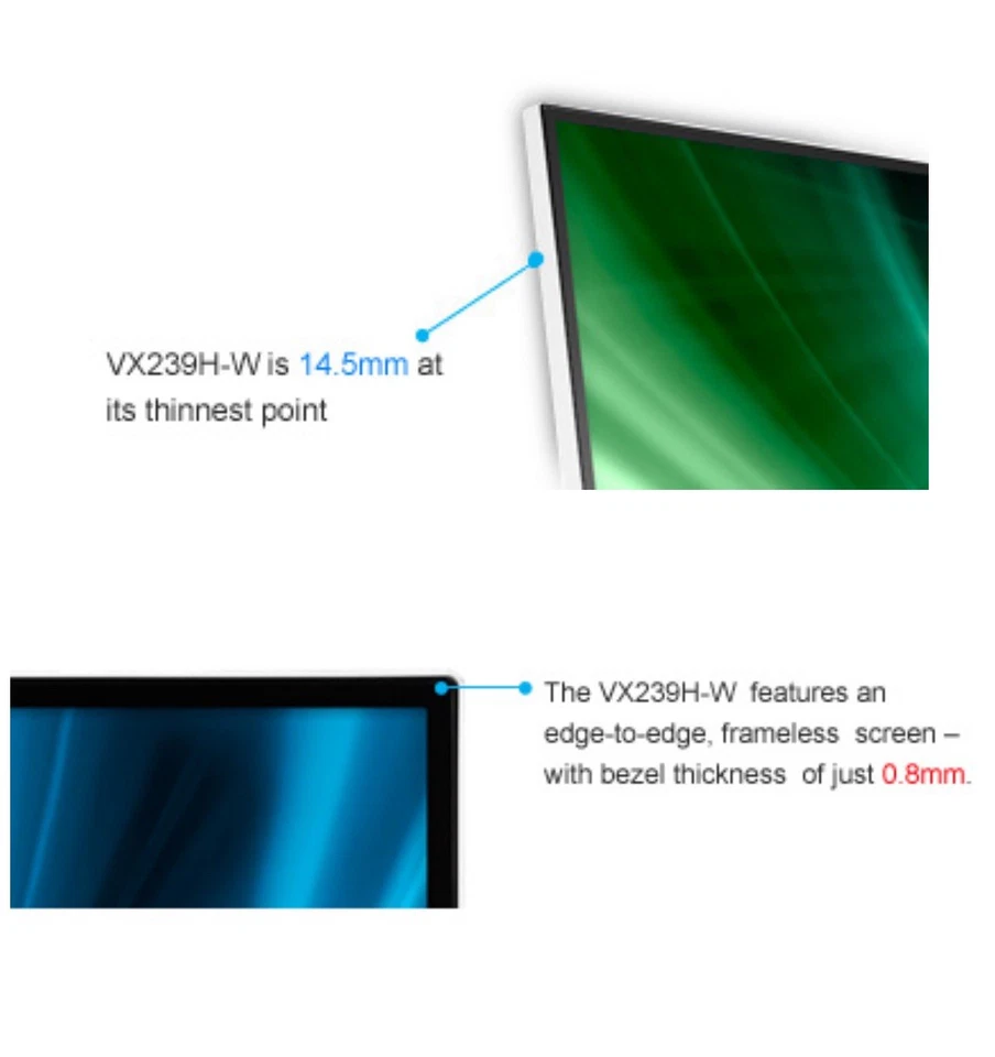 Monitor Bildschirm von Asus VX239 - Bild 4 von 4