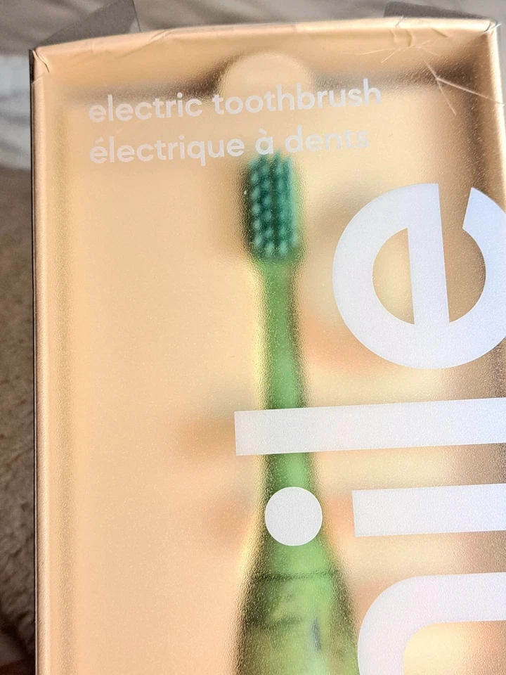 Cepillo de dientes eléctrico HiSmile con carga 3 modos temporizador cabezal reemplazable musgo mármol NUEVO Foto 4 de 4