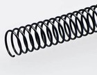 100Pack Plastic Spiral Binding Coils 4:1 Pitch Spiral Binding Spines for Office