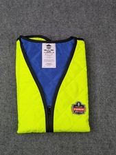 Ergodyne Vest Mens 2XL Chill-Its 6665 Wet Evaporative Workwear Cooling Hi Vis