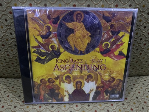 King Razz & SLAY 1 Ascending Album CD Very Rare Hip Hop Album Brand New Sealed - Bild 1 von 2