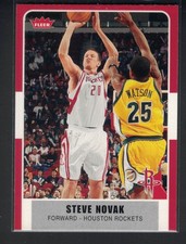 2007-08 Fleer - Steve Novak #172 Houston Rockets