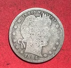 1894S US Barber SILVER Quarter "San Francisco" Mint! Lower Mintage! Coin!