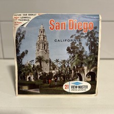 Sawyer's Vintage A198  San Diego California  View-Master 3 Reels with Booklet
