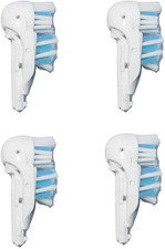 Sensitive Replacement Electric Replacement Toothbrush Heads 4 Count , Dual Clea