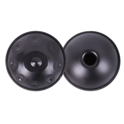 440 Hz Noir Nine Tones Handpan Percussion Drummer Drum - Photo 1/4