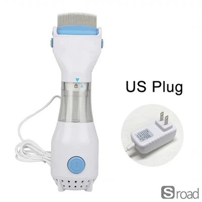 Electric Flea Comb For Dogs & Cats - Battery-Powered, Stainless Steel Teeth